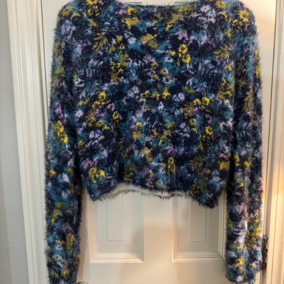 Pilcro Cropped Eyelash Sweater - Picture 2 of 3